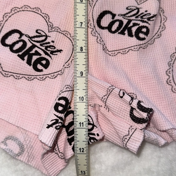 Diet Coke Pink Heart Coquette lounge wear Pajamas HTF Viral 💝💝 - Picture 8 of 10